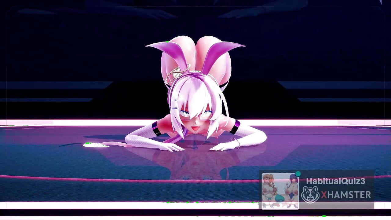 Mmd 18 culo de conejita Dr se siente bien, varita de sexo grueso para follar duro consolador ahegao