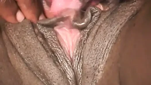 Well graced busty black model love to be fucked lying on the one side