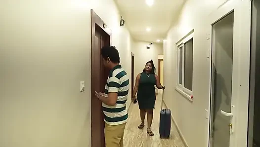 Step Stepsister and Stepbrother Enjoy in Hotel