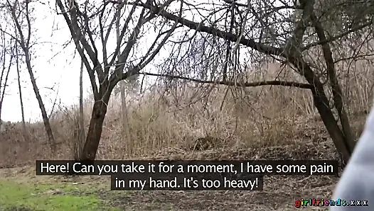 Girlfriends XXX - Nature Walk Ends in Steamy Pussy Play Sissoring