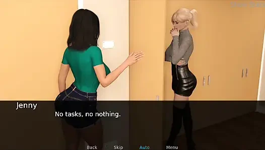 Ateşli evli kadın - Jenny Merry'nin giyinmesinde yardım etti