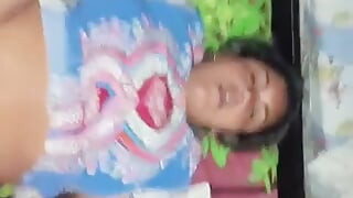 Stepsister Sucks the Dildo That Stepmother Puts in Her Ass and Stepson Brings Her Cum