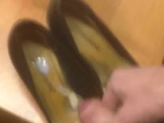 Cum in co-worker shoes 2