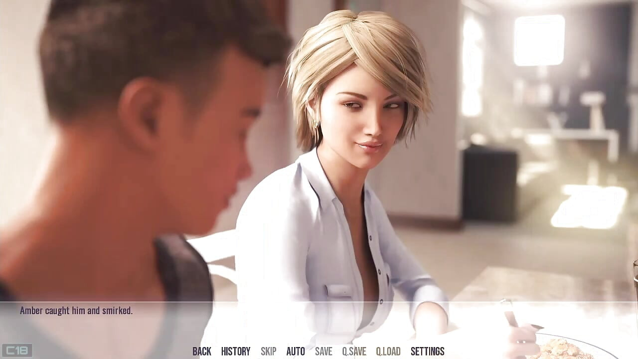 Тайное развлечение милфы Amber и Dylan (часть 2)