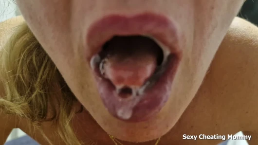 Stepmom Sucks My Cock and Swallows All My Cum