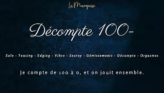 [French Audio Porn] I edge to the vibrator and count down