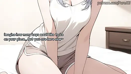 Akane Kurokawa makes you orgasm hard with her feet (Censored JOI)