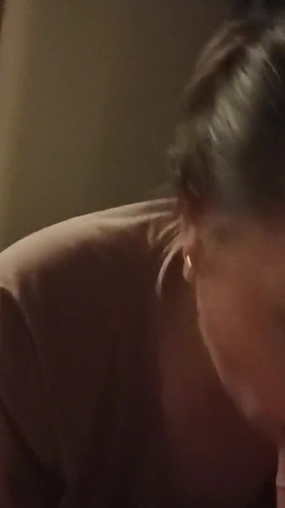 Key moment from "A neighbor came to visit for a blowjob"