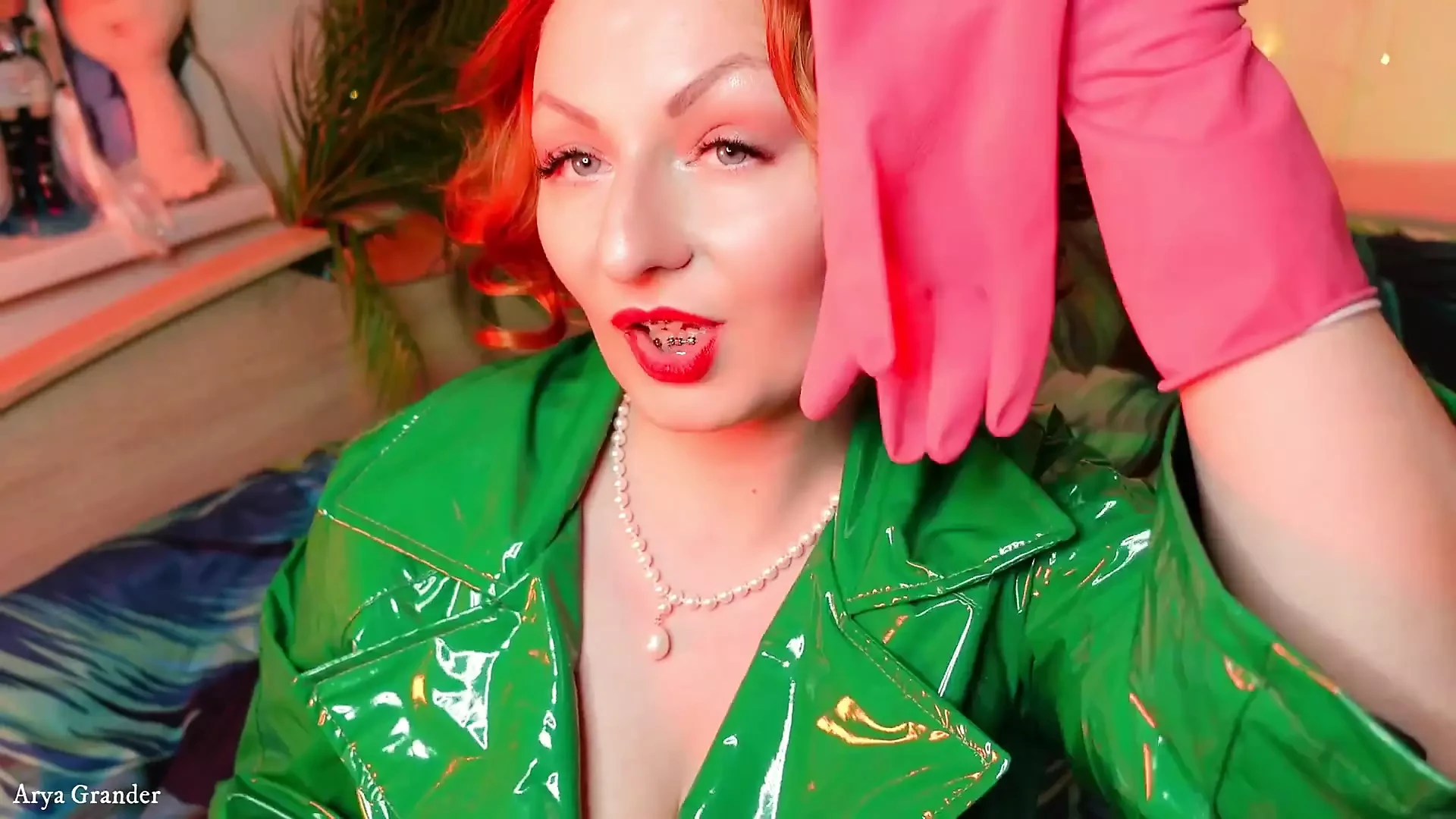 Gloves Fetish - Long Asmr Video - Jerk off for Beautiful Pin up Goddess!