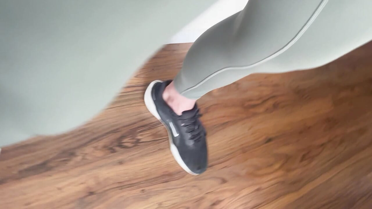 Lycra Gym Gear Masturbating