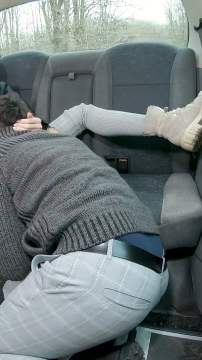 Guy with big mouth makes me ORGASM in my taxi - Female Fake Taxi | Clip 1
