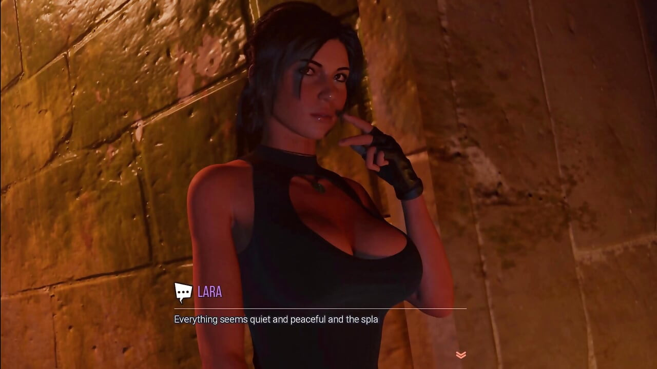 Croft Adventures 1 Lara Found a Glory Hole She Went Into the Chamber and Got All Her Desires Blissed