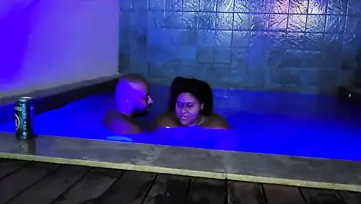 The Stepmother Was Taking a Naked Shower When Her Stepson Entered and Had Sex with Her.