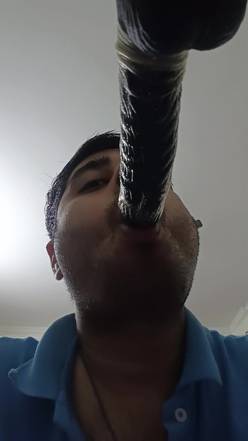 ゲイディルドフェラチオ #cock #dildo #gay 奴隷の底 #deepthroat を吸う