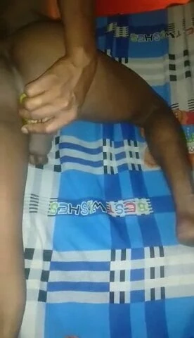 Ass fucking by cucumber