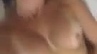 Sexy sexy nkaed in bed doing a selfie.mp4