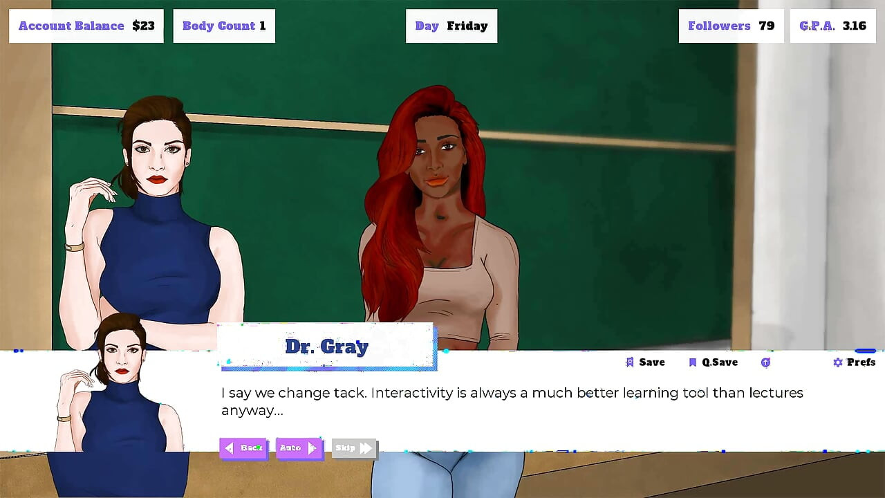 College сraze: Indian girl got caught taking nude pics on college class ep.10