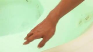 Blonde shemale banging young twink in the jacuzzi