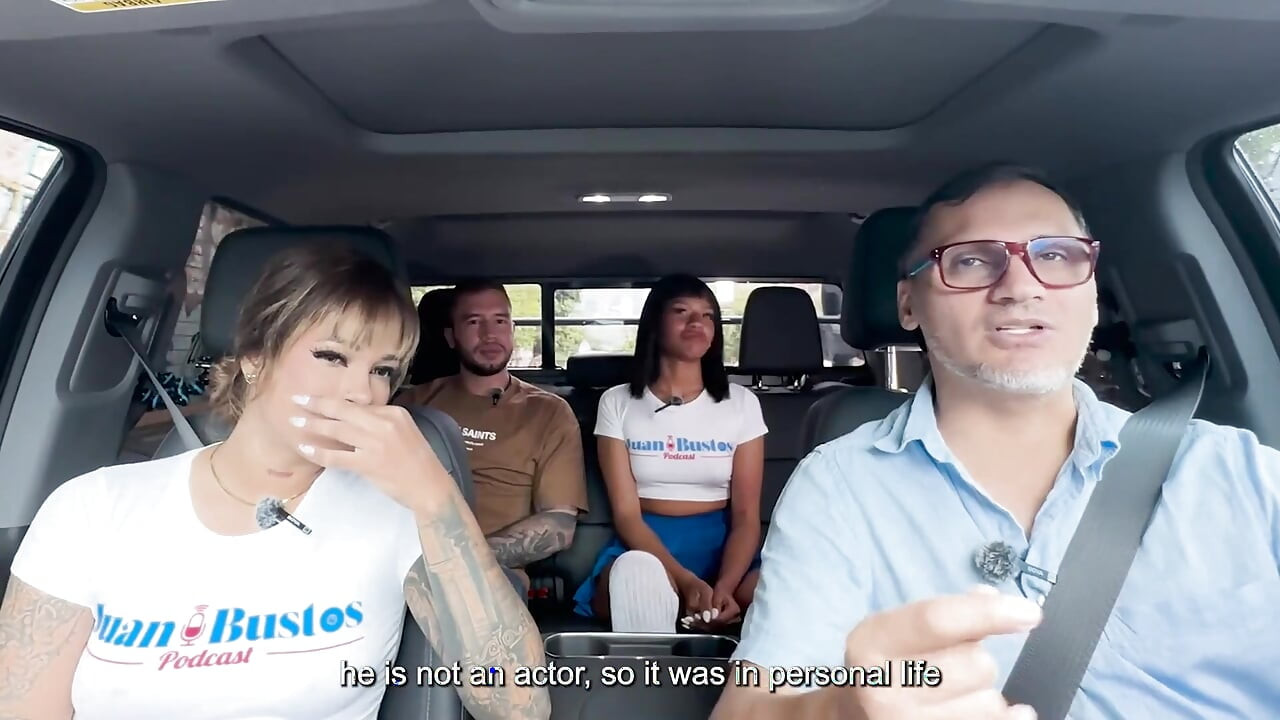 Interracial Sexcar: Brittanytaylor Ebony Woman with a Big Butt, Devours a Blonde's Cock Behind the Car While Her Friend Watches