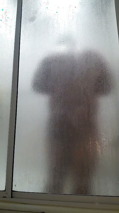 Last video in the bathroom through the panel