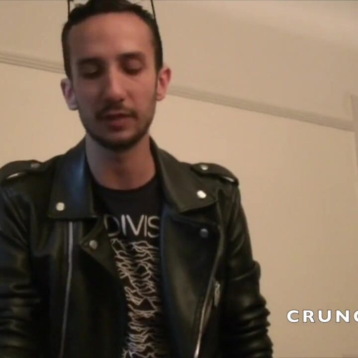 Slut fucked in leather bareback by Justin