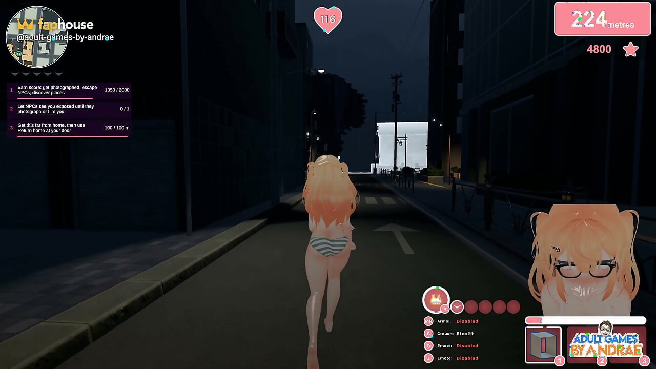 Project Exhibitionist Gameplay Part 1 Meet Ciel and Discover Her Secret