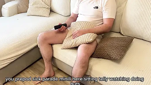 Stepmom Caught Her Stepson with a Hard-On and Helped Him Cum Quickly - Amateur with Conversation