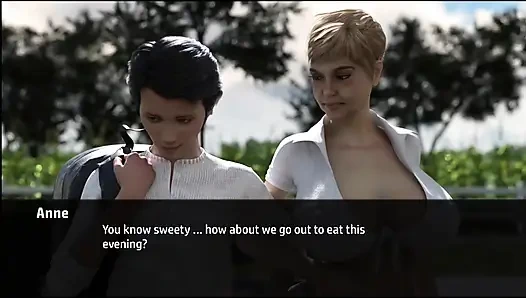 MILF Creek # 24 - Johannes machte einen spaziergang mit Anne... Johannes sah, wie sich alle damen anziehen