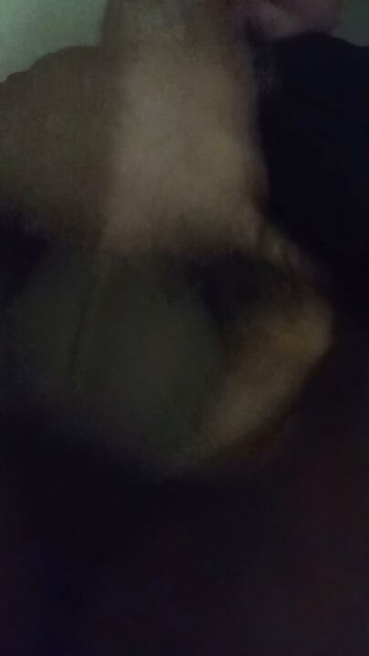 Masturbating my cock on camera first time