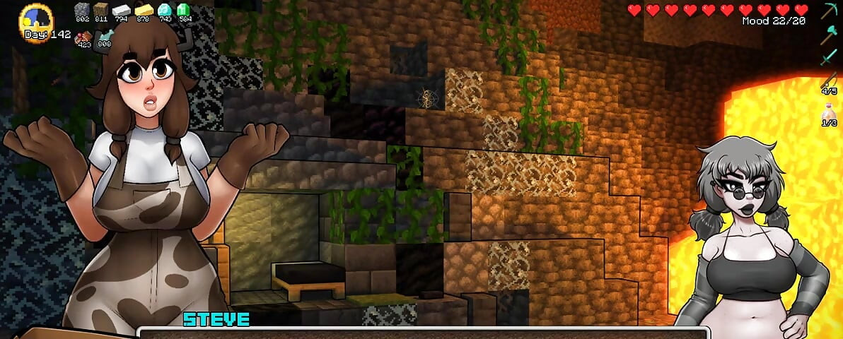 Minecraft Horny Craft Part 87 Horny Bicth Breastfeeding Her Cow Step Mom by Loveskysanhentai