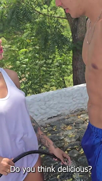 Must-see moment from "Sex in a public car wash - Max Betancur and Athenea Rosse"