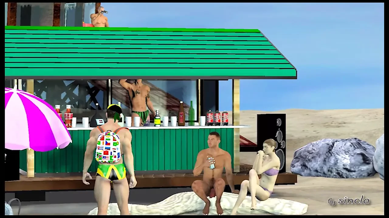 Busy day at the beach – part 1