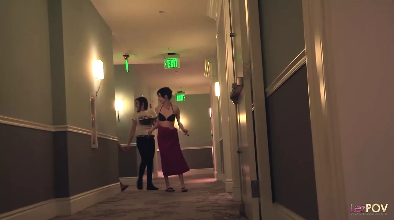 What an amazing threesome lesbian action with three stunning beauties and a big white strap on