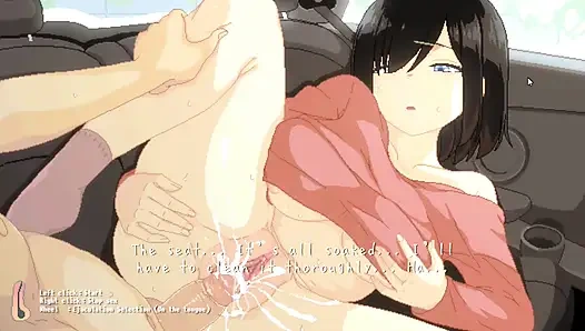 Хентай игра - грудастая крошка в зимней жаре - интенсивный секс и минет