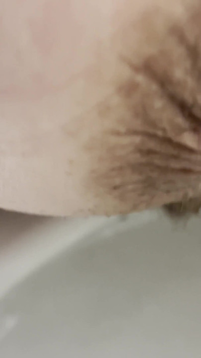 Peeing in the toilet and shower