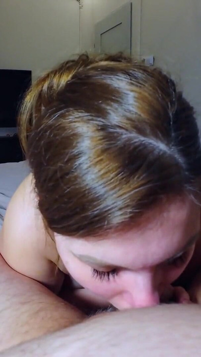 hot bed time blowjob and cum swallow | Clip 1