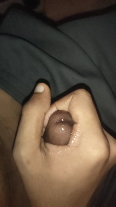 A teen muslim boy try to get sweet cum out