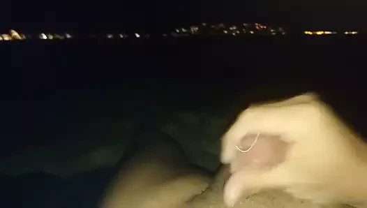 Schwanz am Strand gewichst 2