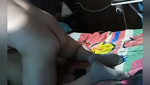 It's a bitch that swallows what a scary dick