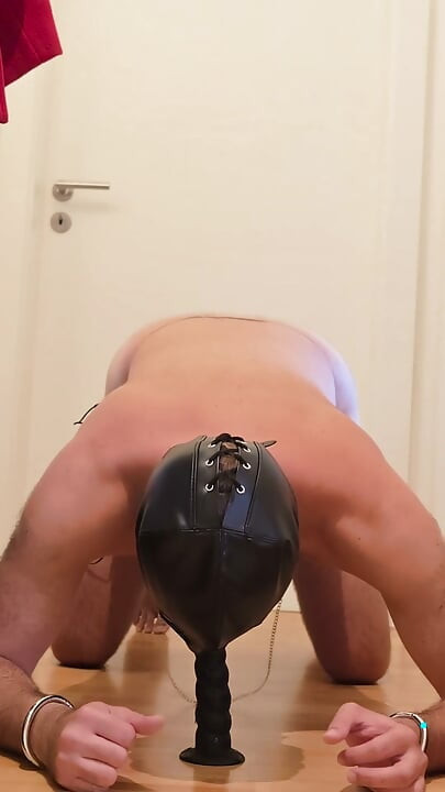 Deepthroat training and anal electro punishment for sex slave
