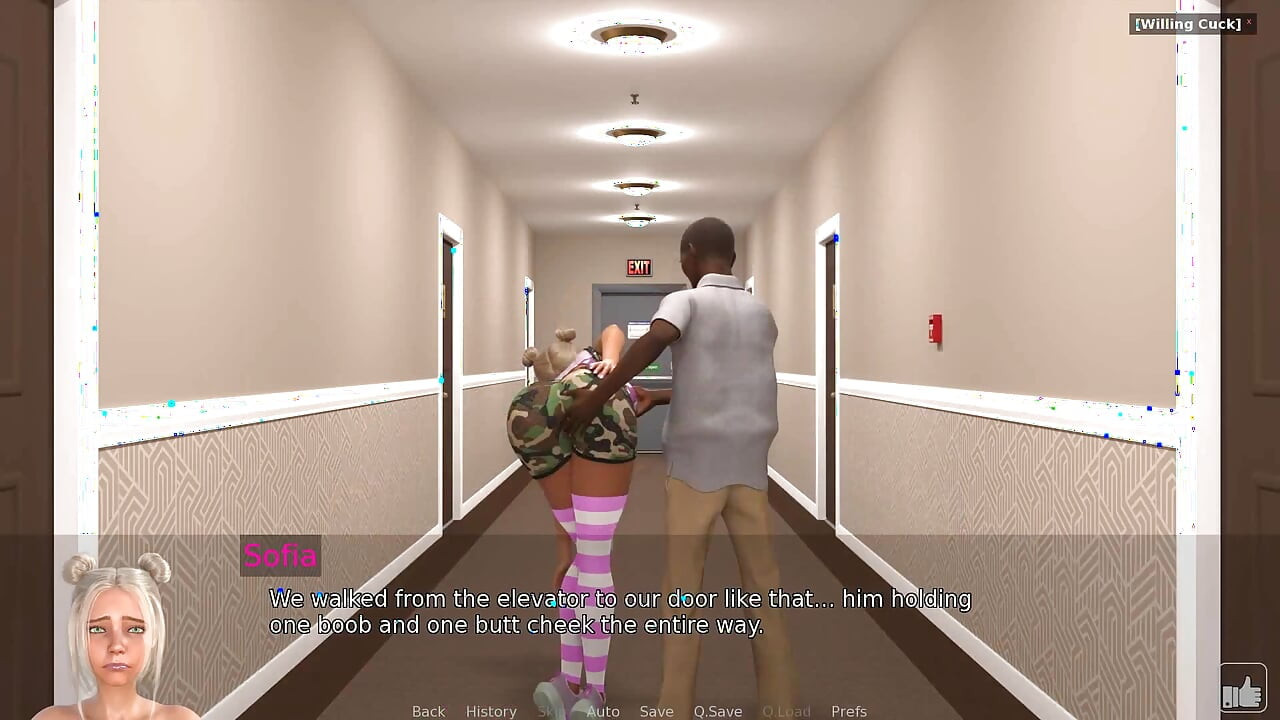 De acordo com Sofia: Corno anuncia ao mundo que sua bunda sexy está de volta às ruas pronta para se misturar com Outros Homens Ep.3