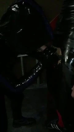 Me sucking in rubber