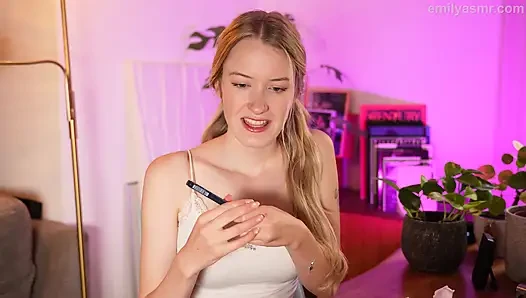 Teman sekelas kutu buku yang terangsang terobsesi denganmu - asmr
