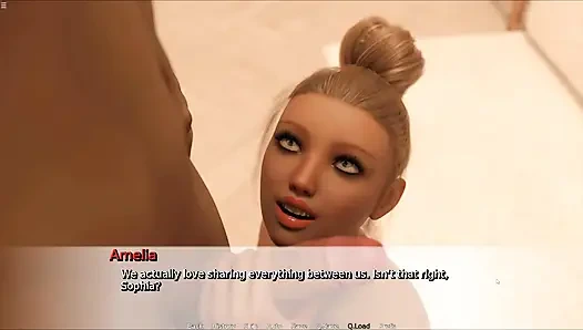 Weihnachtsmann fickt die muschi von drei stiefschwestern in folge, vierer-sex