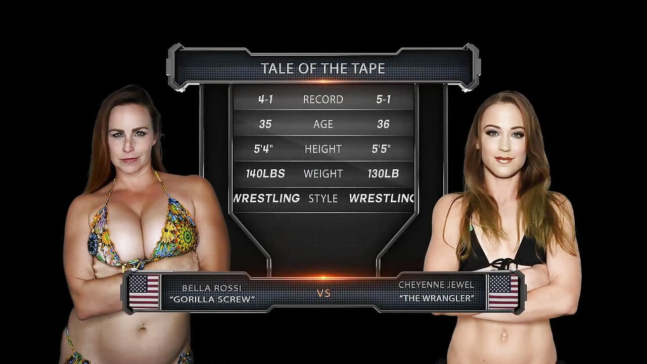 Bella Rossi Vs Cheyenne Jewel Female Wrestling