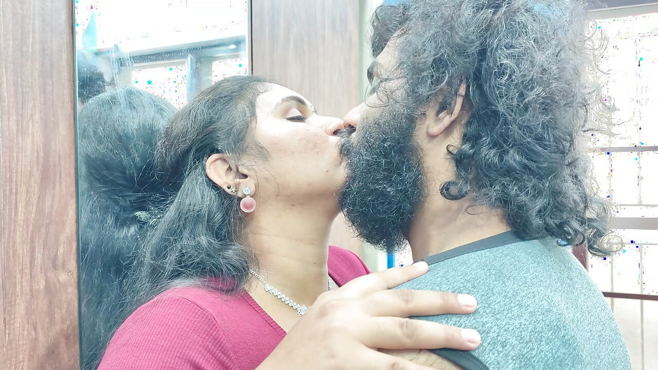 Couple lip lock romance, Malayali hot couple lip lock romance