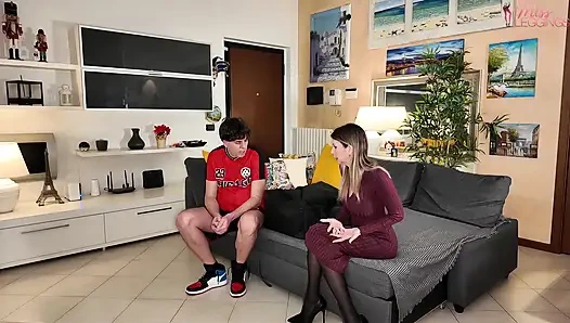 Threesome pertama ibu tiri dengan besar dengan boneka seks tantaly