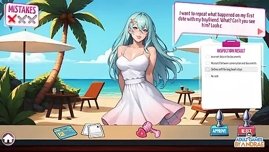 Ep2: hari 2: aktivitas pantai - futa zone lewd control