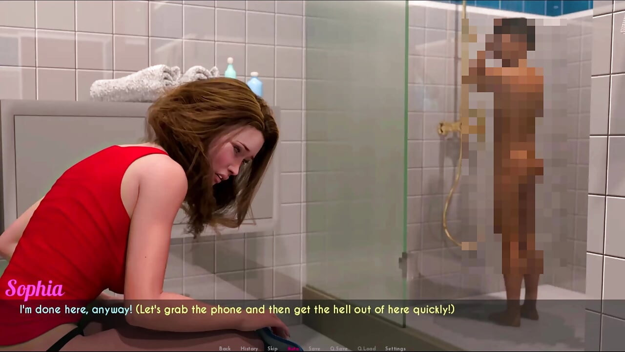 Dag 4 - Sophia startade college - hon såg Dylan i badrummet