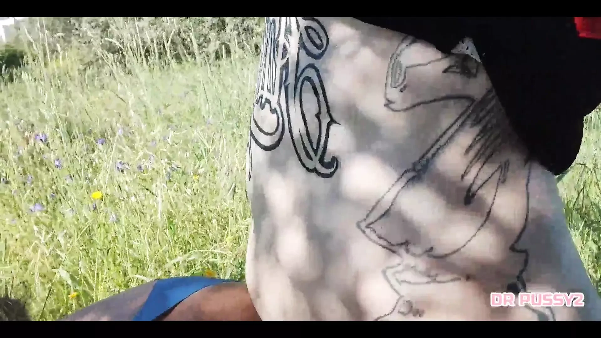 Black Asshole to Get Revenge for Cheating, Sucks and Fucks White Dick Out in Nature